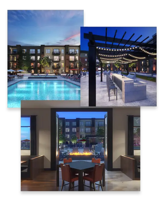 The Ruby Amenities, pool view, grilling stations and Entertainment room